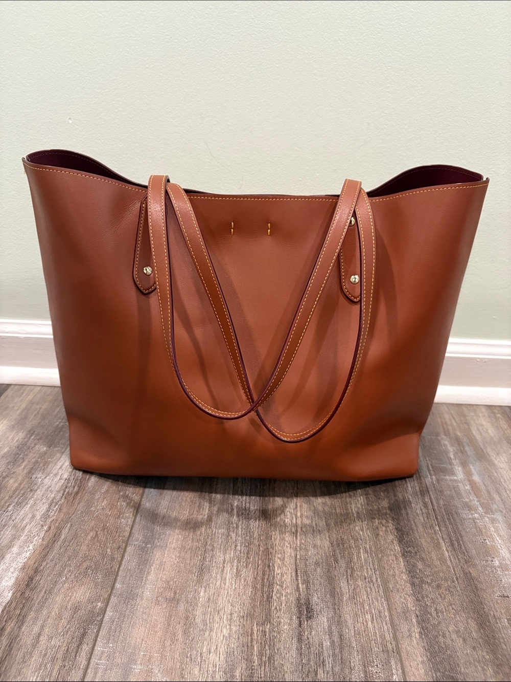 Coach Central Tote 39 Saddle/Gold - Picture 6 of 14